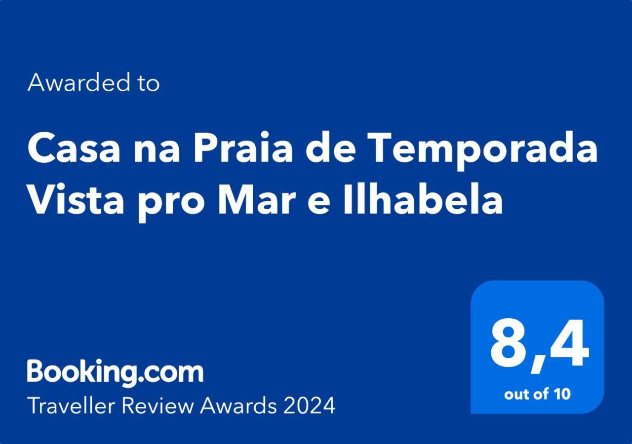 Casa Na Praia Litoral Norte Com Vista Para O Mar Perto Do Centro Sao Sebastiao  Ngoại thất bức ảnh